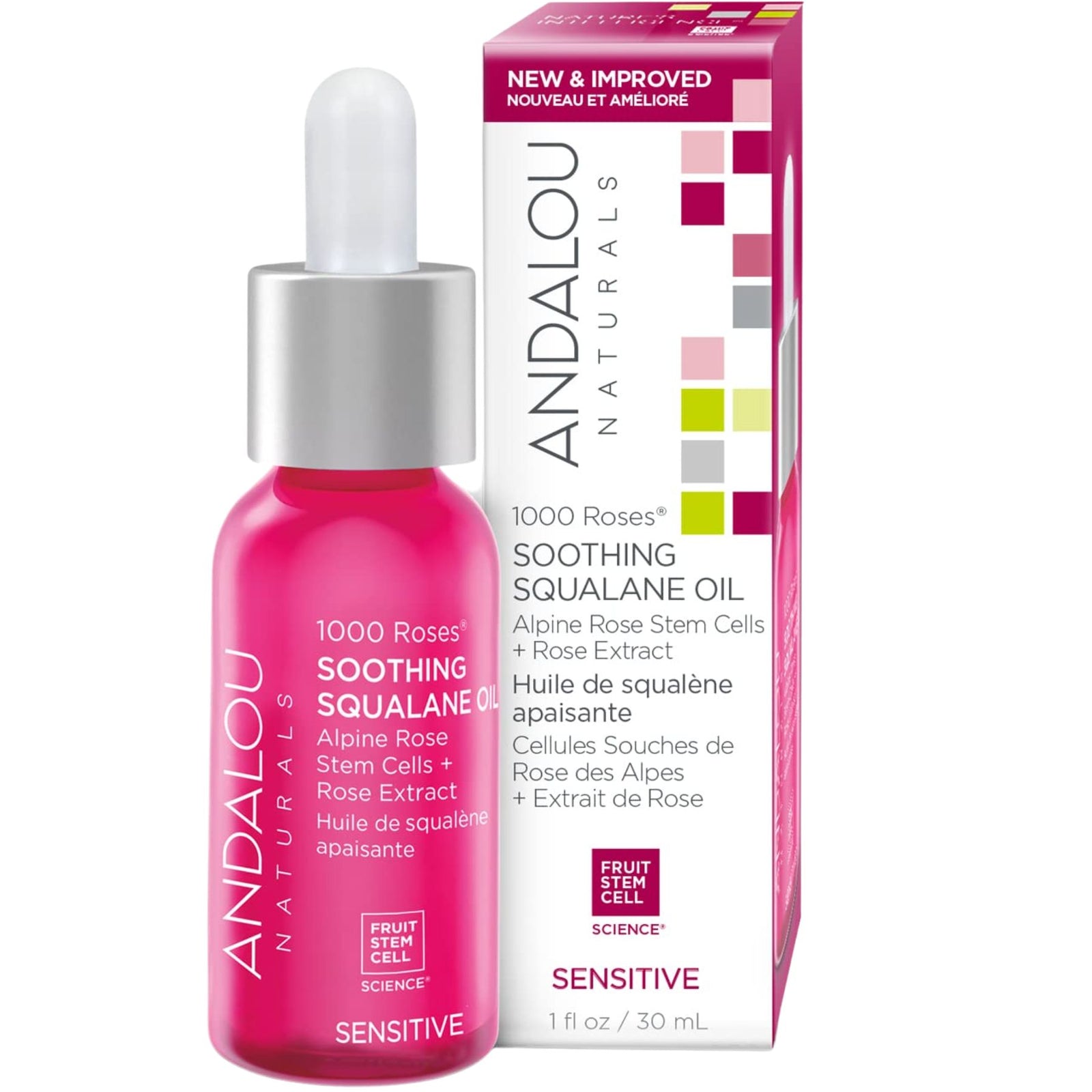 Andalou 1000 Roses Fresh and Dewy 2 in 1 Serum 30mL