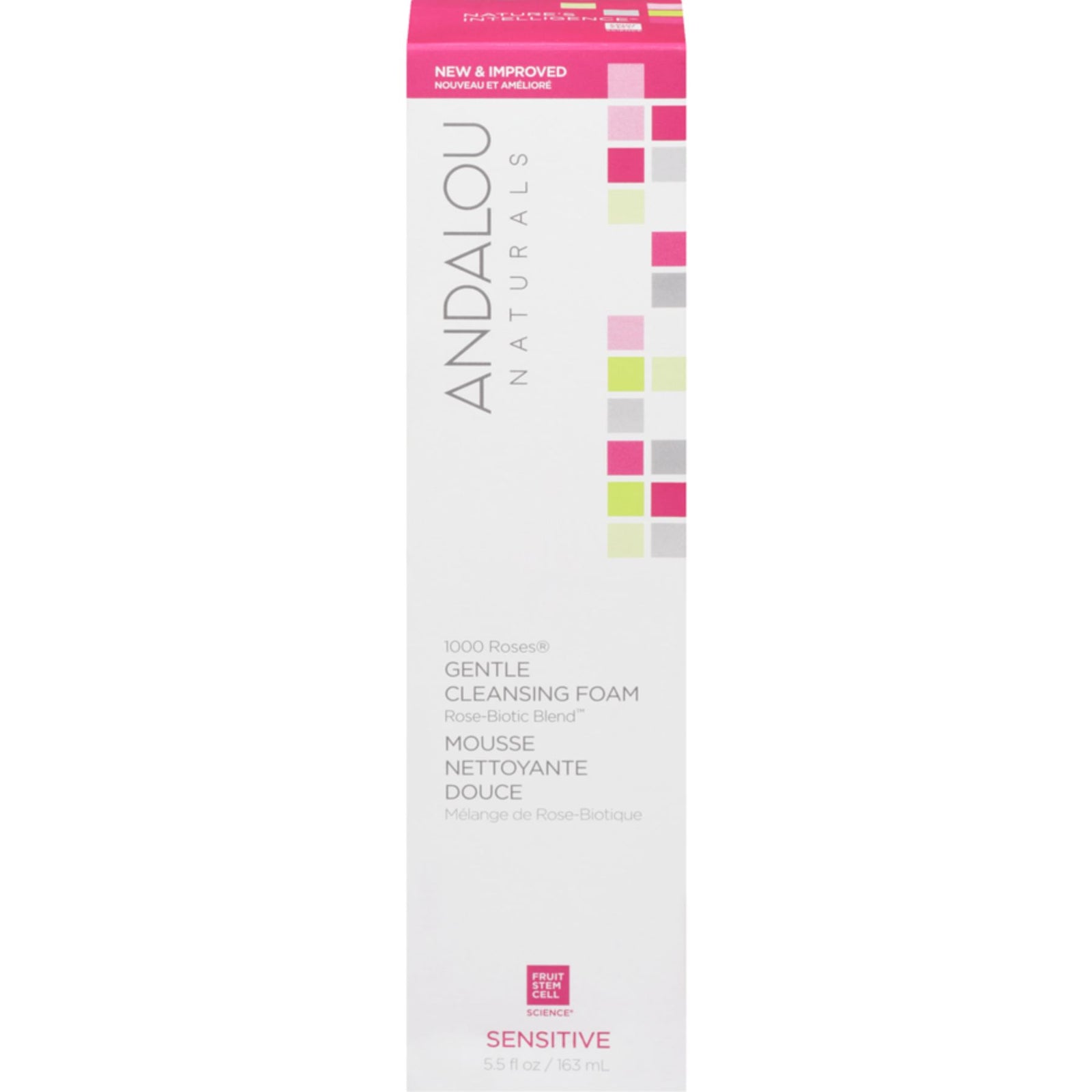 Andalou 1000 Roses Gentle Cleansing Foam 163mL