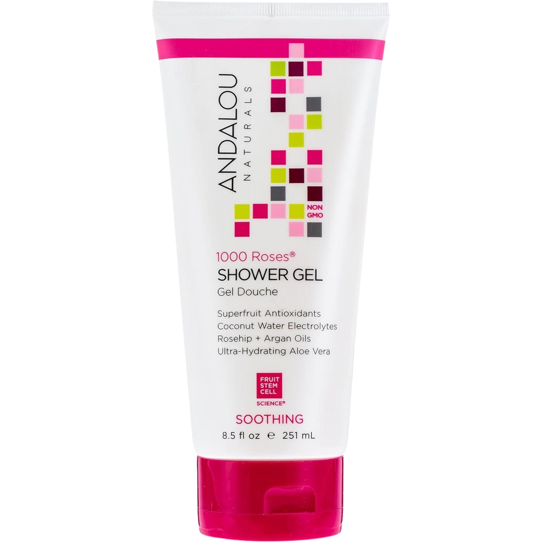 Andalou Sensitive 1000 Roses Soothing Shower Gel 251mL