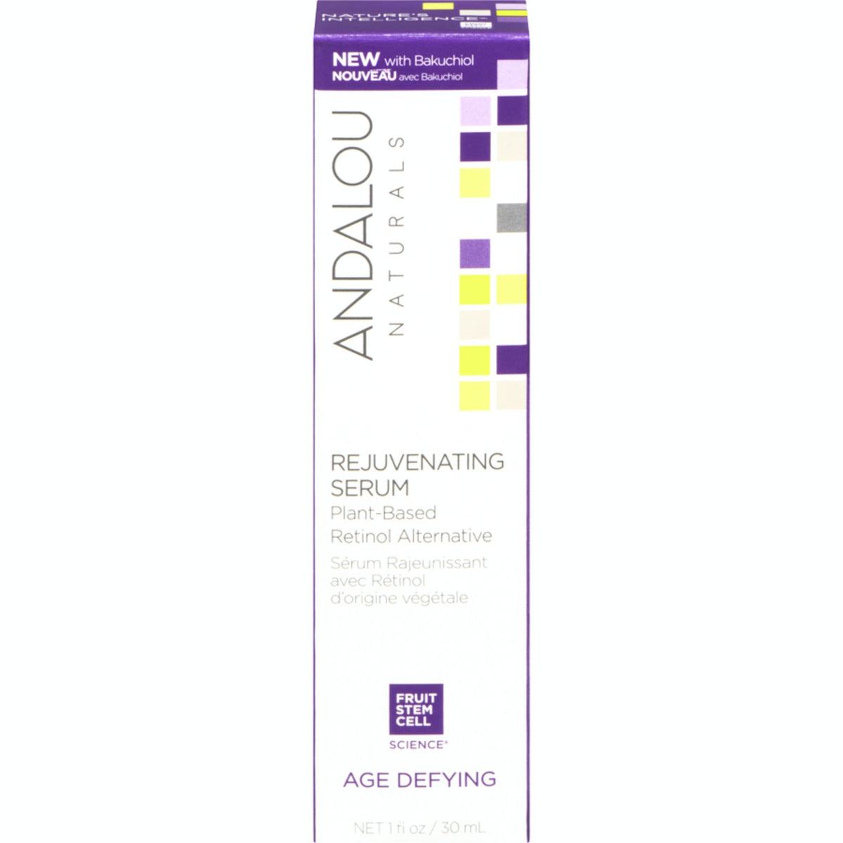 Andalou Age Defying Rejuvenating Retinol Alternative Serum 30mL