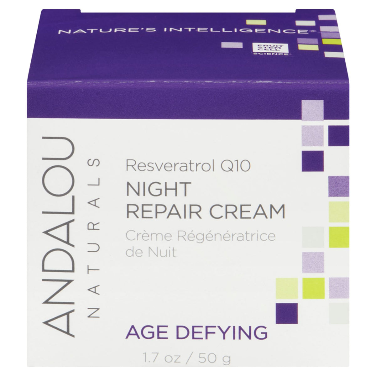 Andalou Age Defying Resveratrol Q10 Night Repair Cream 50g