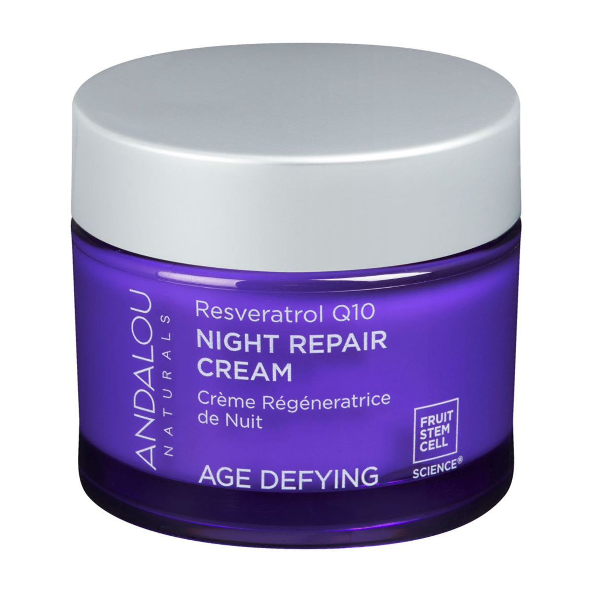 Andalou Age Defying Resveratrol Q10 Night Repair Cream 50g