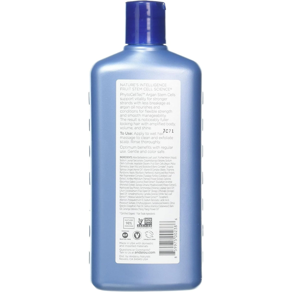 Andalou Argan Stem Cell Age Defying Shampoo 340mL