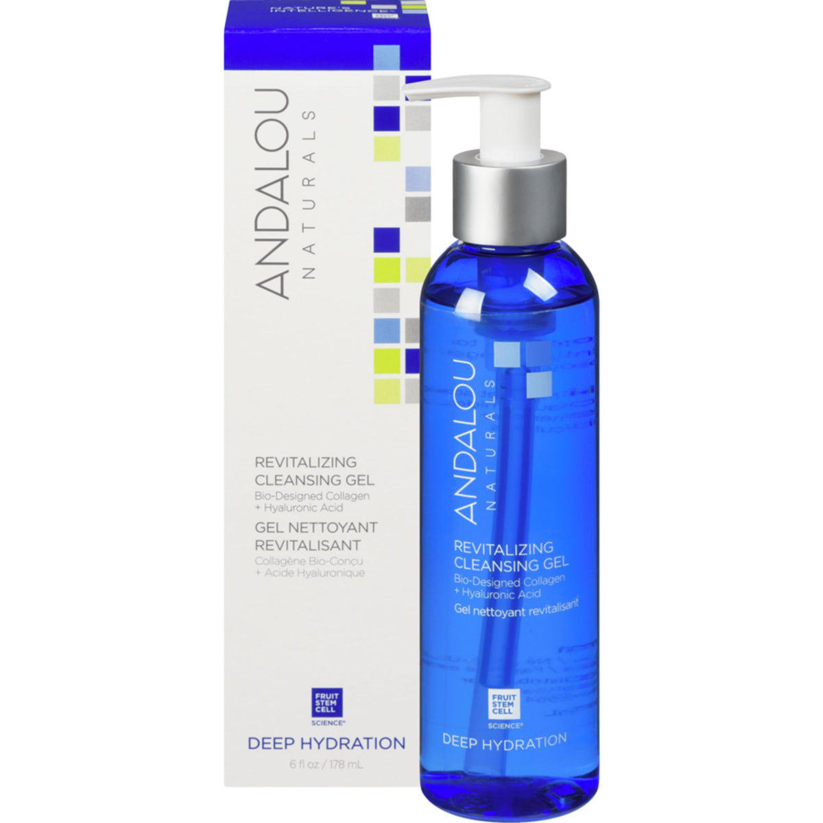Andalou Deep Hydration Revitalizing Cleansing Gel 178mL