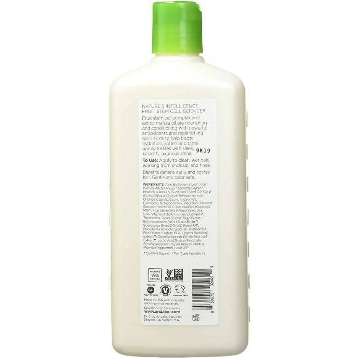 Andalou Exotic Silky Smooth Conditioner with Marula Oil 340mL