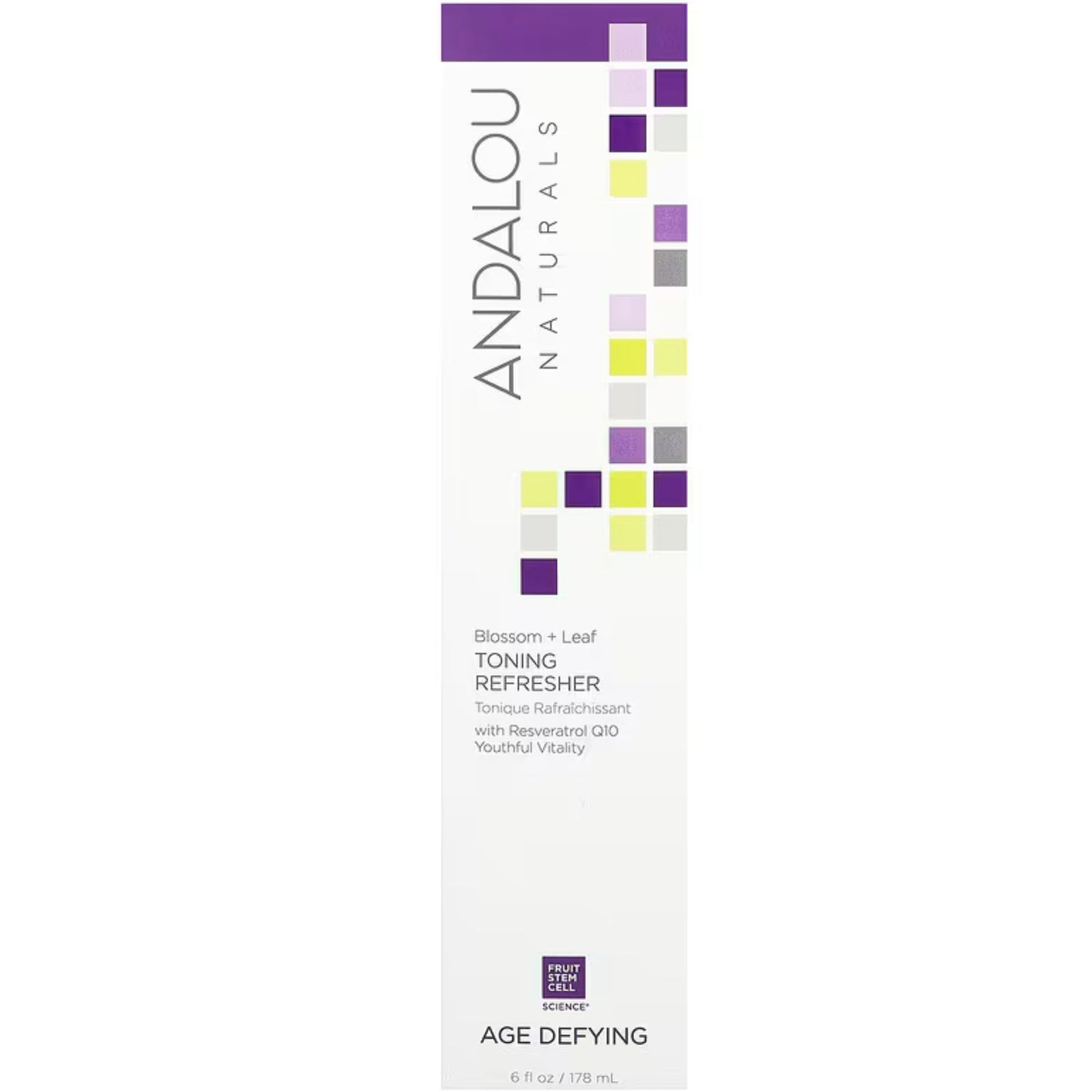 Andalou Age Defying Blossom + Leaf Toning Refresher 178mL