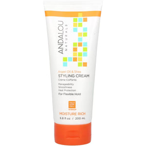Andalou Argan Oil & Shea Moisture Rich Styling Cream 200mL