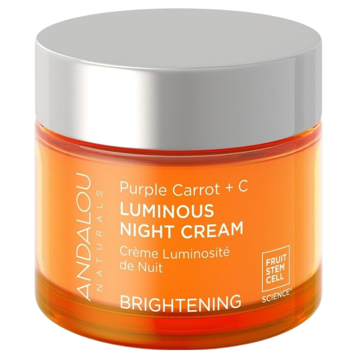 Andalou Brightening Purple Carrot + Vitamin C Luminous Night Cream 50g