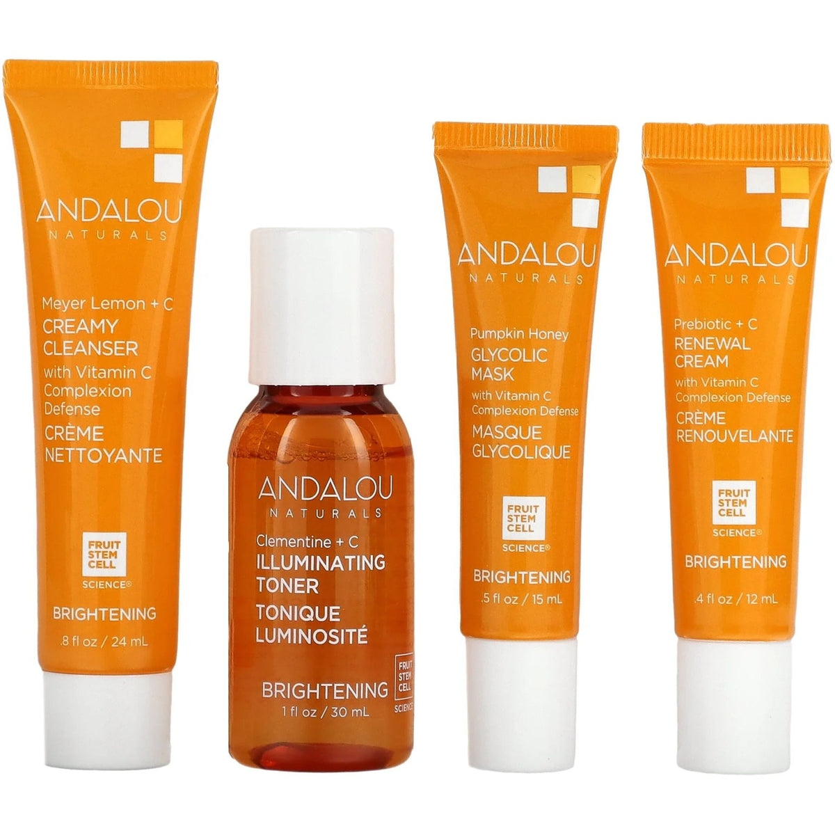 Andalou On The Go Essentials The Brightening Skincare Kit