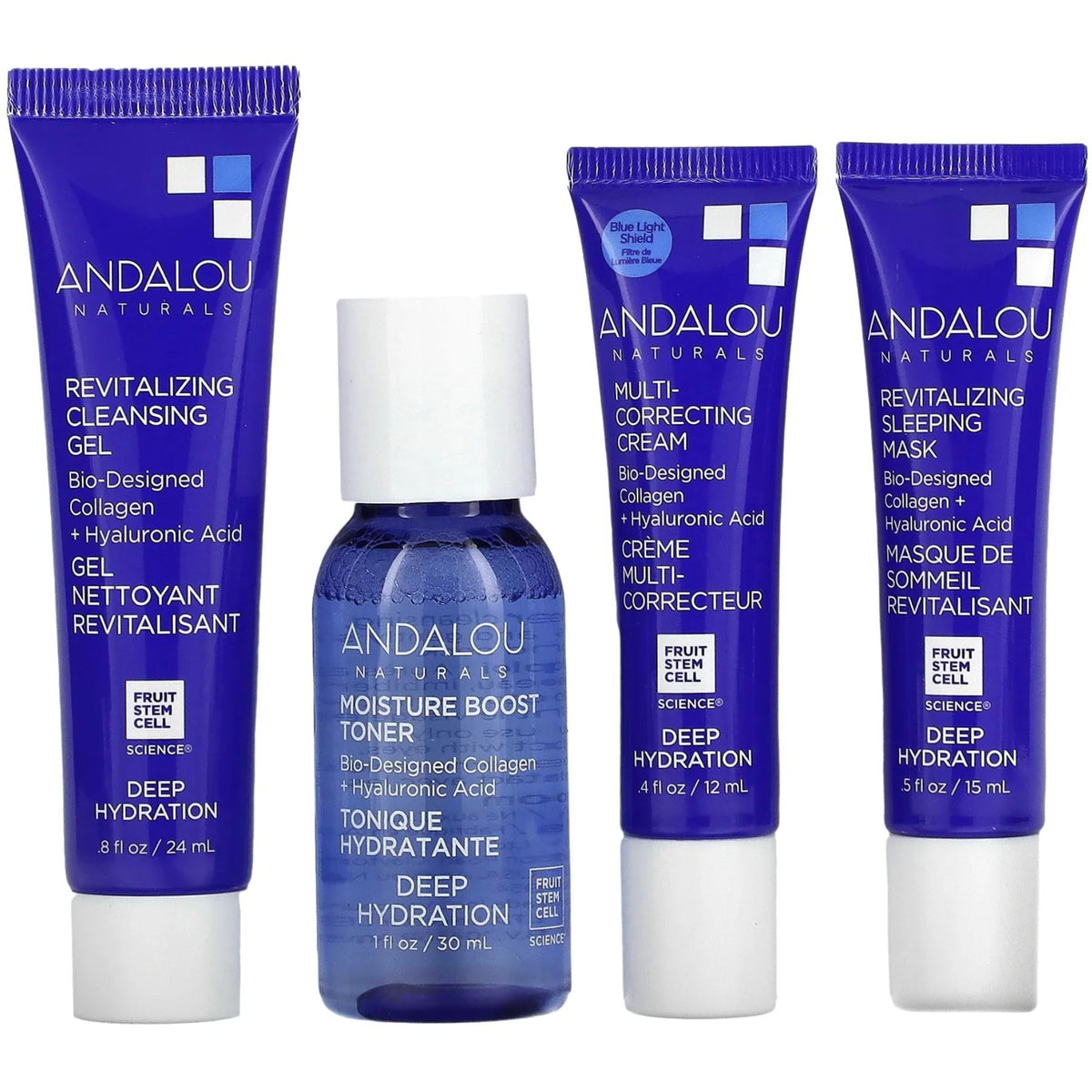 Andalou On The Go Essentials Deep Hydration Skincare Kit