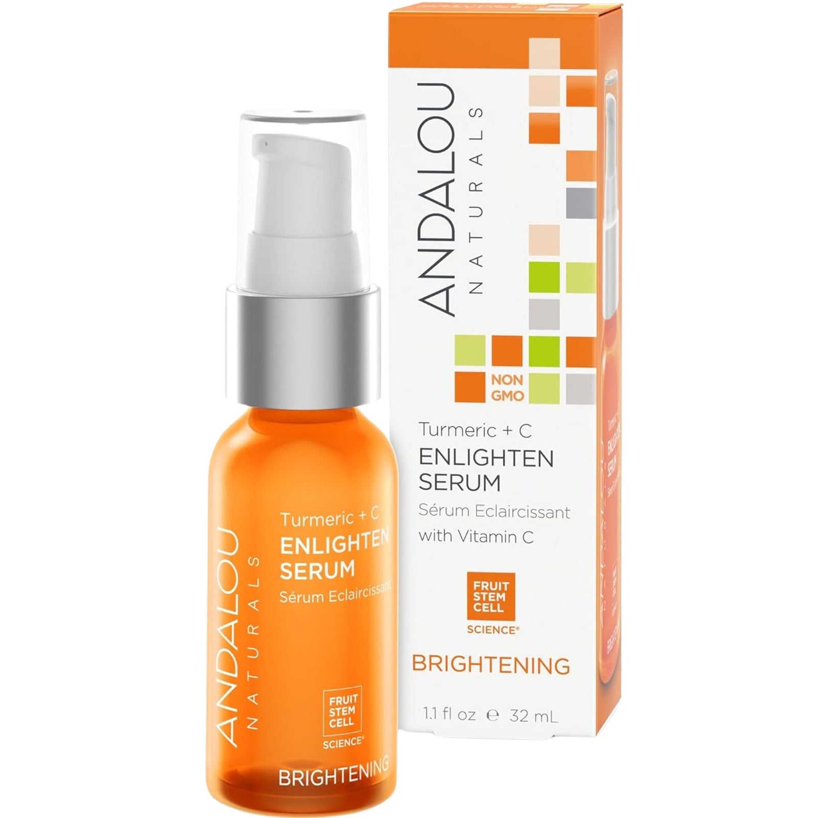 Andalou Turmeric + Vitamin C Enlighten Serum 32mL