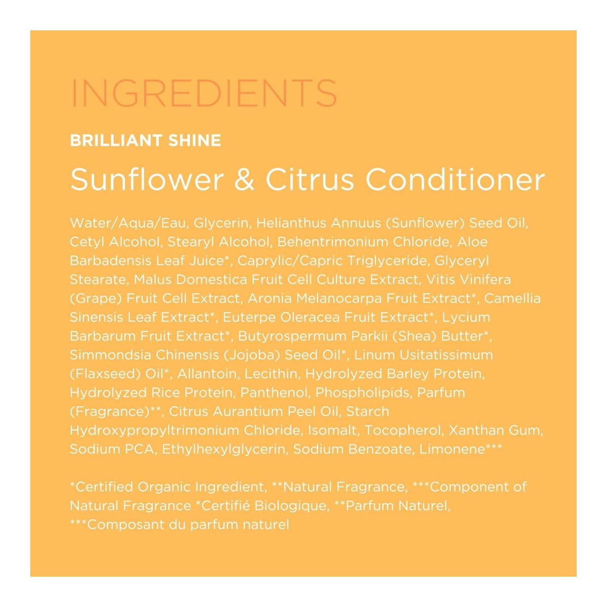 Andalou Sunflower & Citrus Brilliant Shine Conditioner 340mL