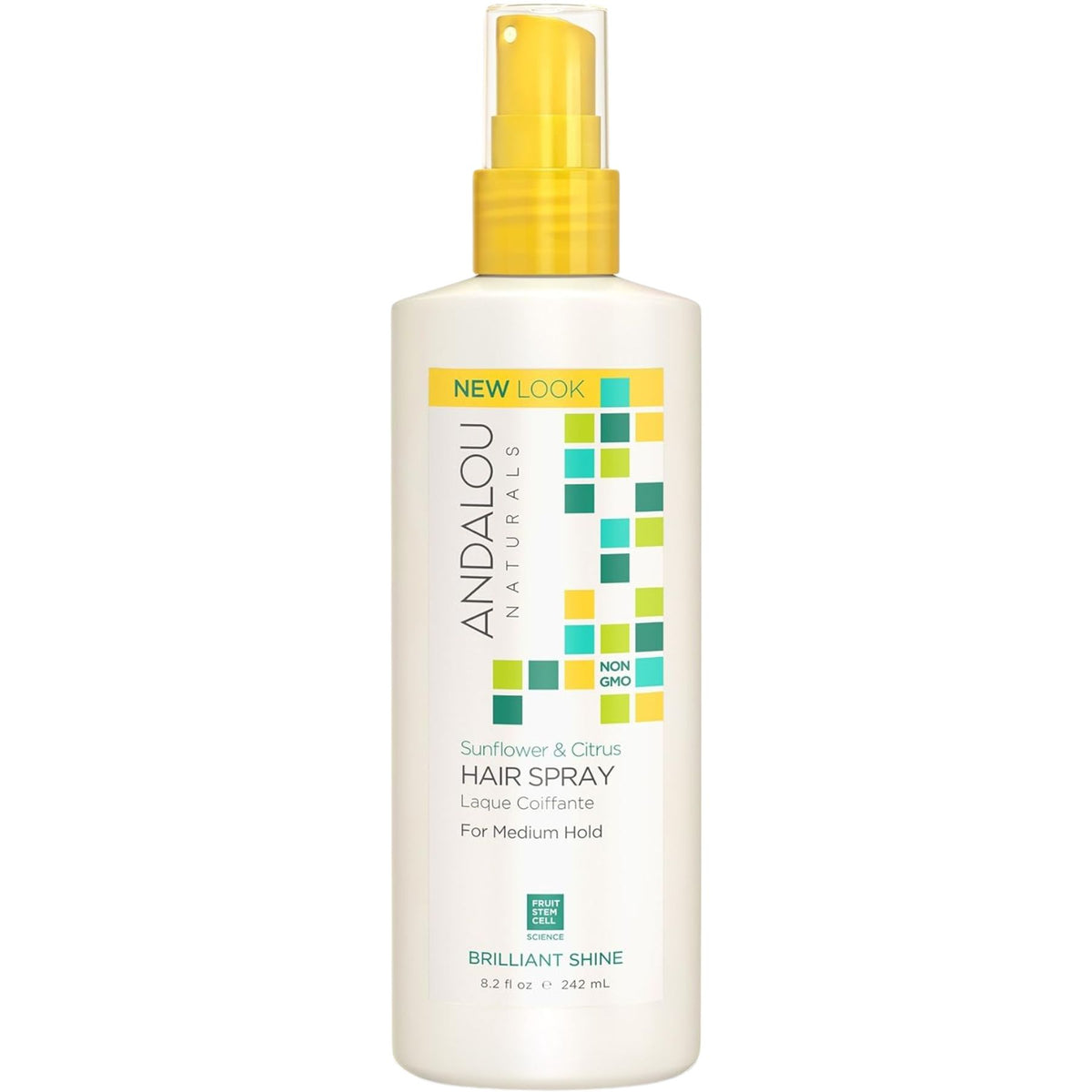 Andalou Sunflower & Citrus Brilliant Shine Hair Spray 242mL