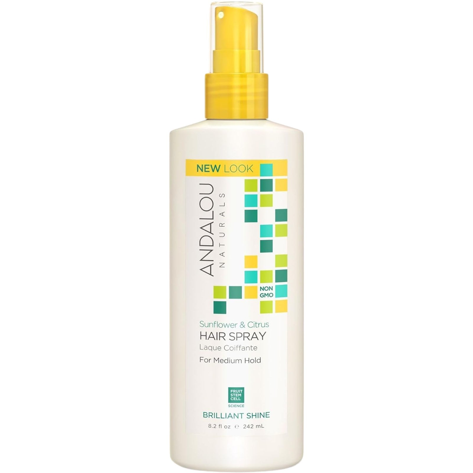 Andalou Sunflower & Citrus Brilliant Shine Hair Spray 242mL