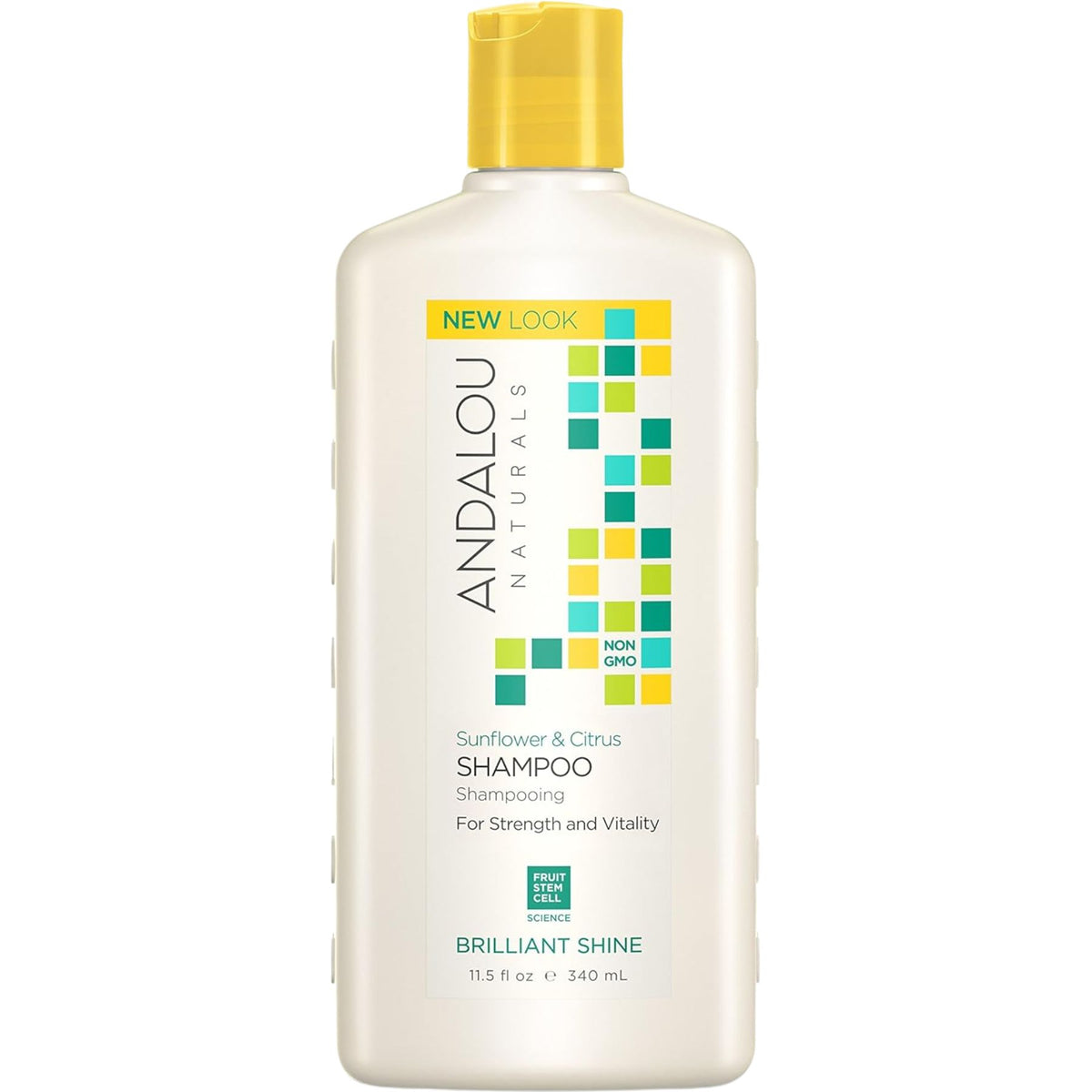Andalou Sunflower & Citrus Brilliant Shine Shampoo 340mL