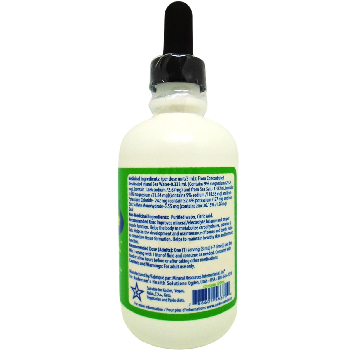Anderson's Health Solutions CitriLyte Electrolyte Add-In 120mL