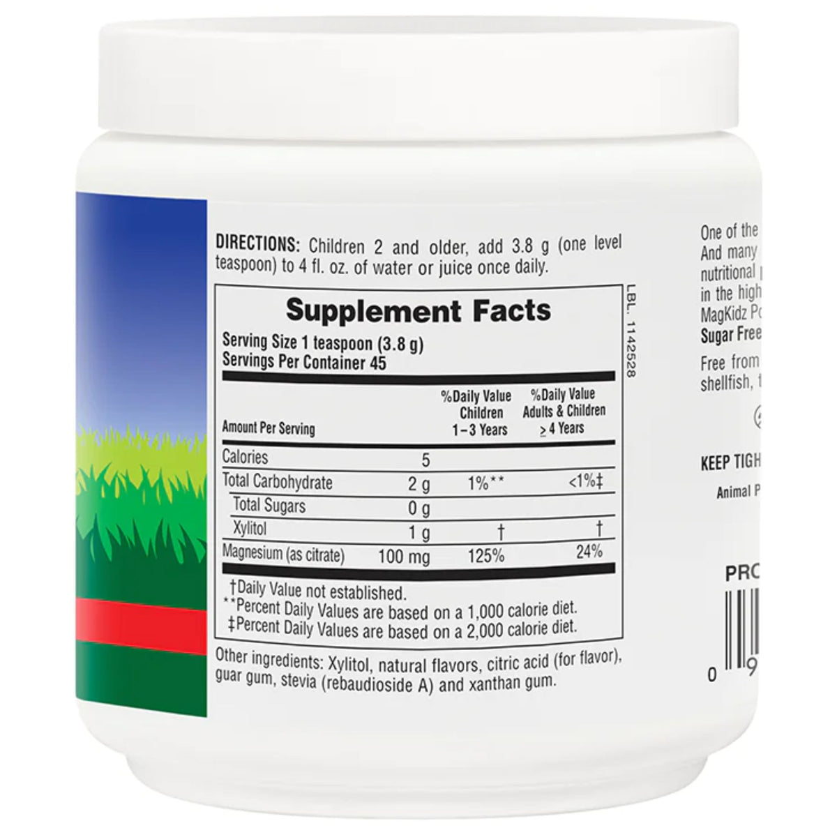 Animal Parade® Sugar-Free MagKidz Magnesium Powder 171g