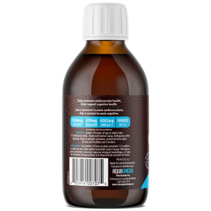 AquaOmega 5X Ultimate Strength EPA Omega-3 Lemon 225mL