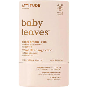 Attitude Baby Solid Diaper Cream Unscented 30g