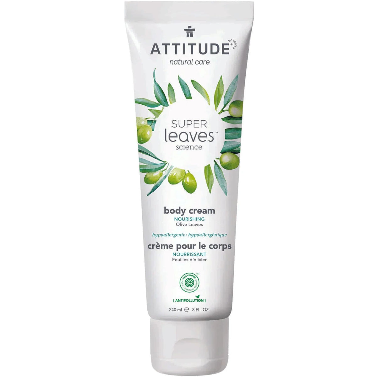 Attitude Body Cream Olive Leaves 240ml