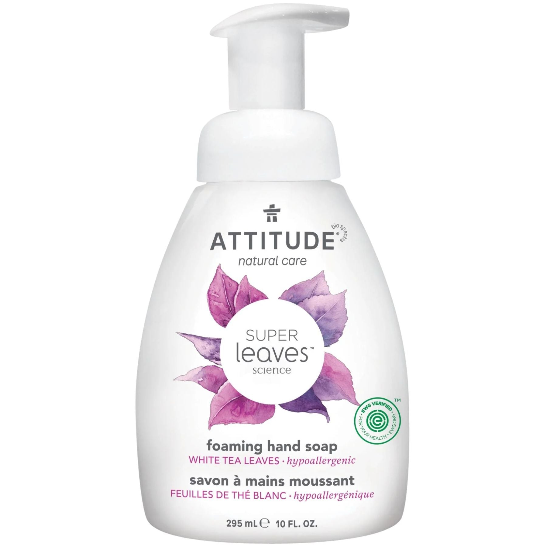 Attitude Foaming Hand Soap White Tea Leaves 295ml