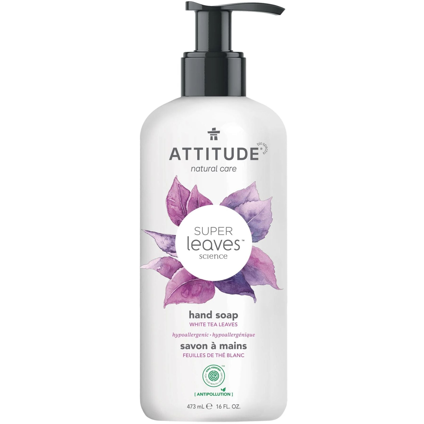 Attitude Liquid Hand Soap White Tea Leaves 473ml