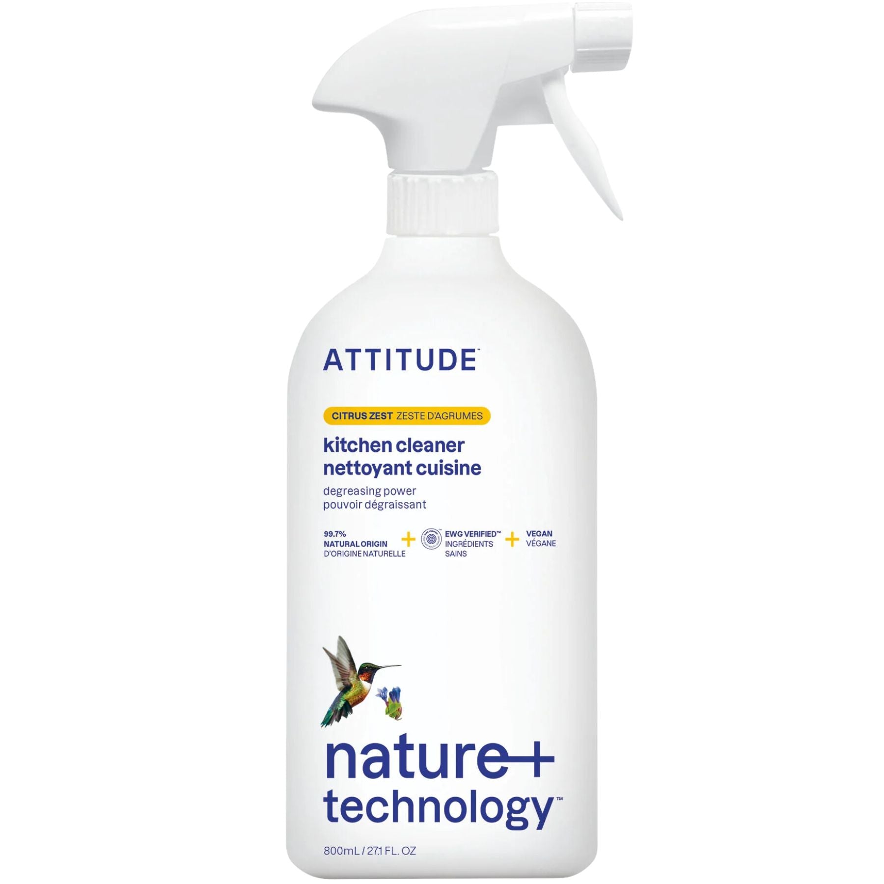 Attitude Nature+ Kitchen Cleaner Citrus Zest 800ml