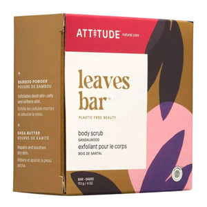 Attitude Leaves Bar Sandalwood Body Scrub 113g