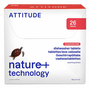 Attitude nature+ Dishwasher Pods 26s