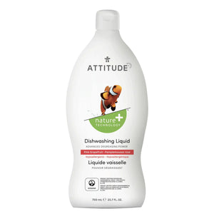 Attitude Nature+ Dishwashing Liquid Pink Grapefruit 700ml