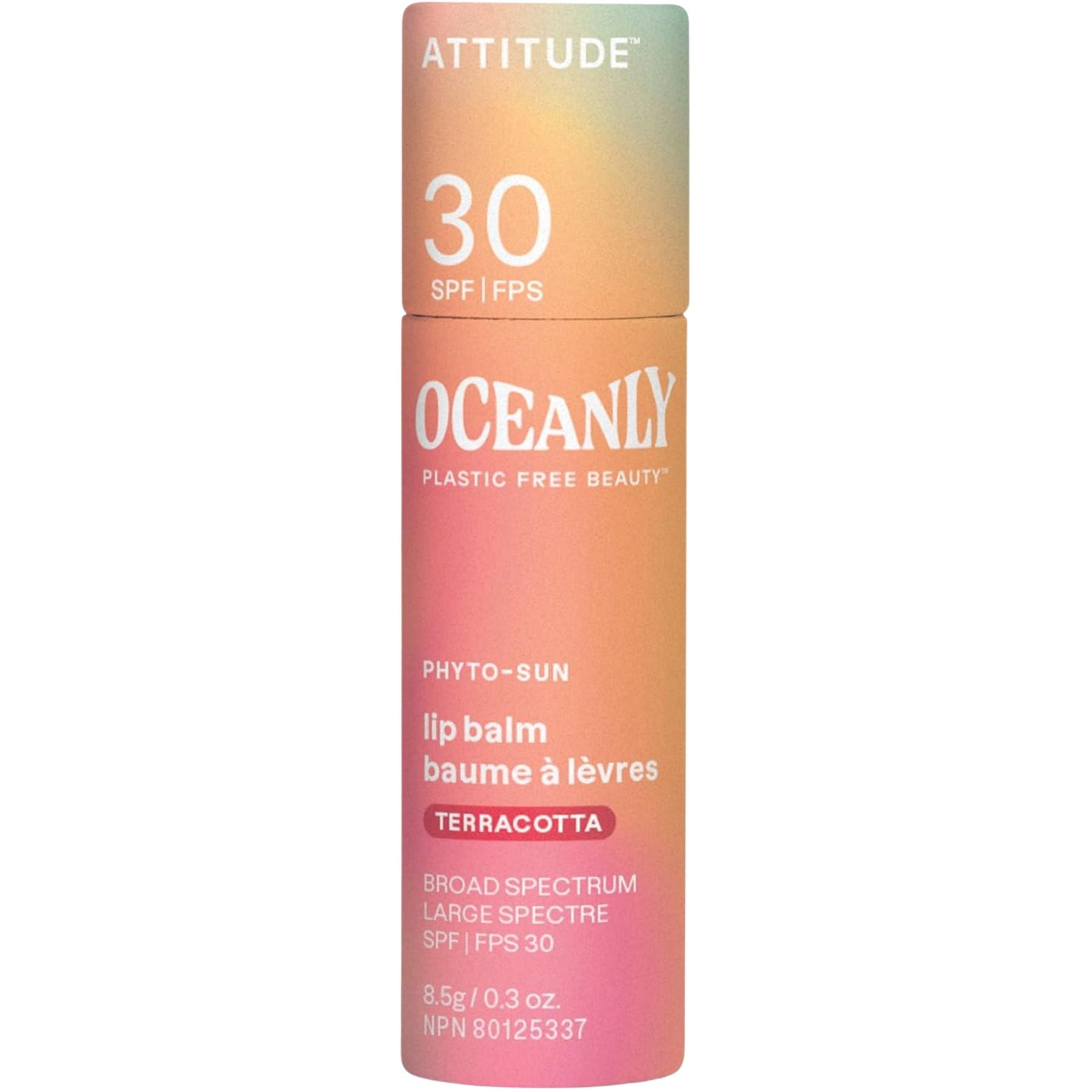 Attitude Tinted Lip Balm SPF 30 with Zinc Oxide - Terracotta 8.5g