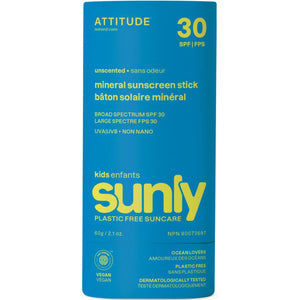 Attitude sunly Kids Mineral Sunscreen Stick SPF 30 60g