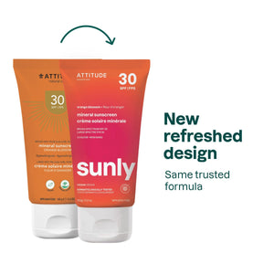 Attitude sunly Mineral Sunscreen SPF 30 Orange Blossom 150g