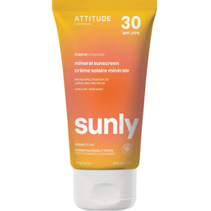 Attitude sunly Mineral Sunscreen SPF 30 Tropical 150g