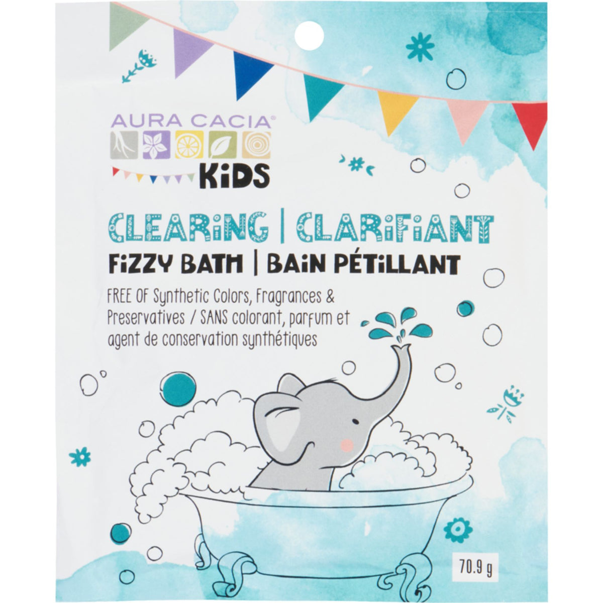 Aura Cacia Kids Clearing Fi̇zzy Bath 71g
