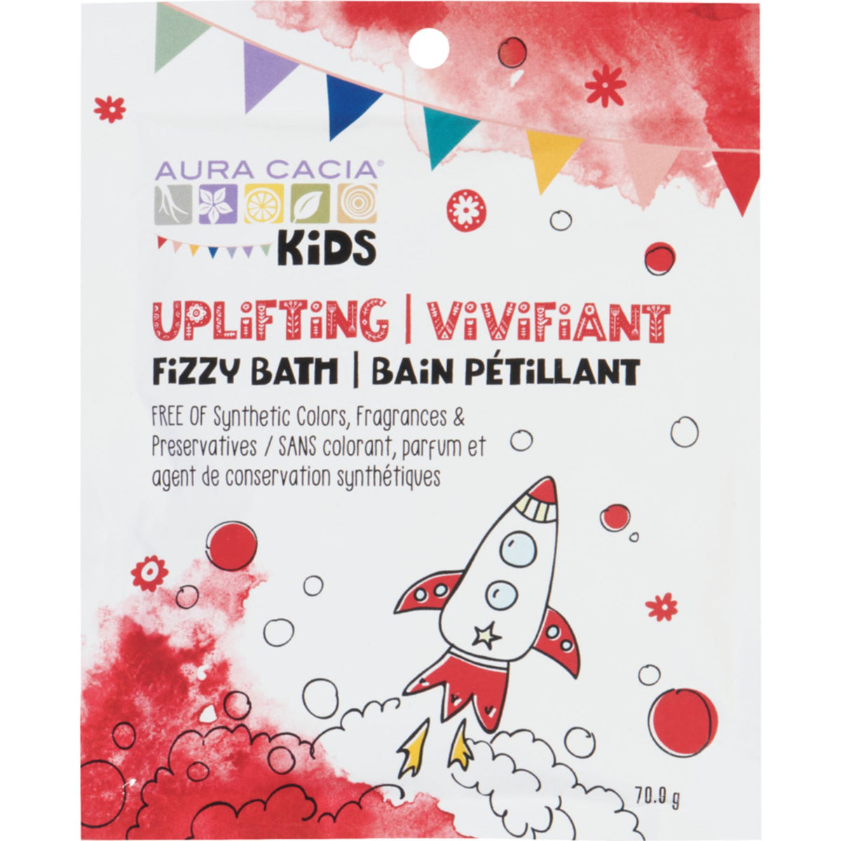 Aura Cacia Kids Uplifting Fi̇zzy Bath 71g