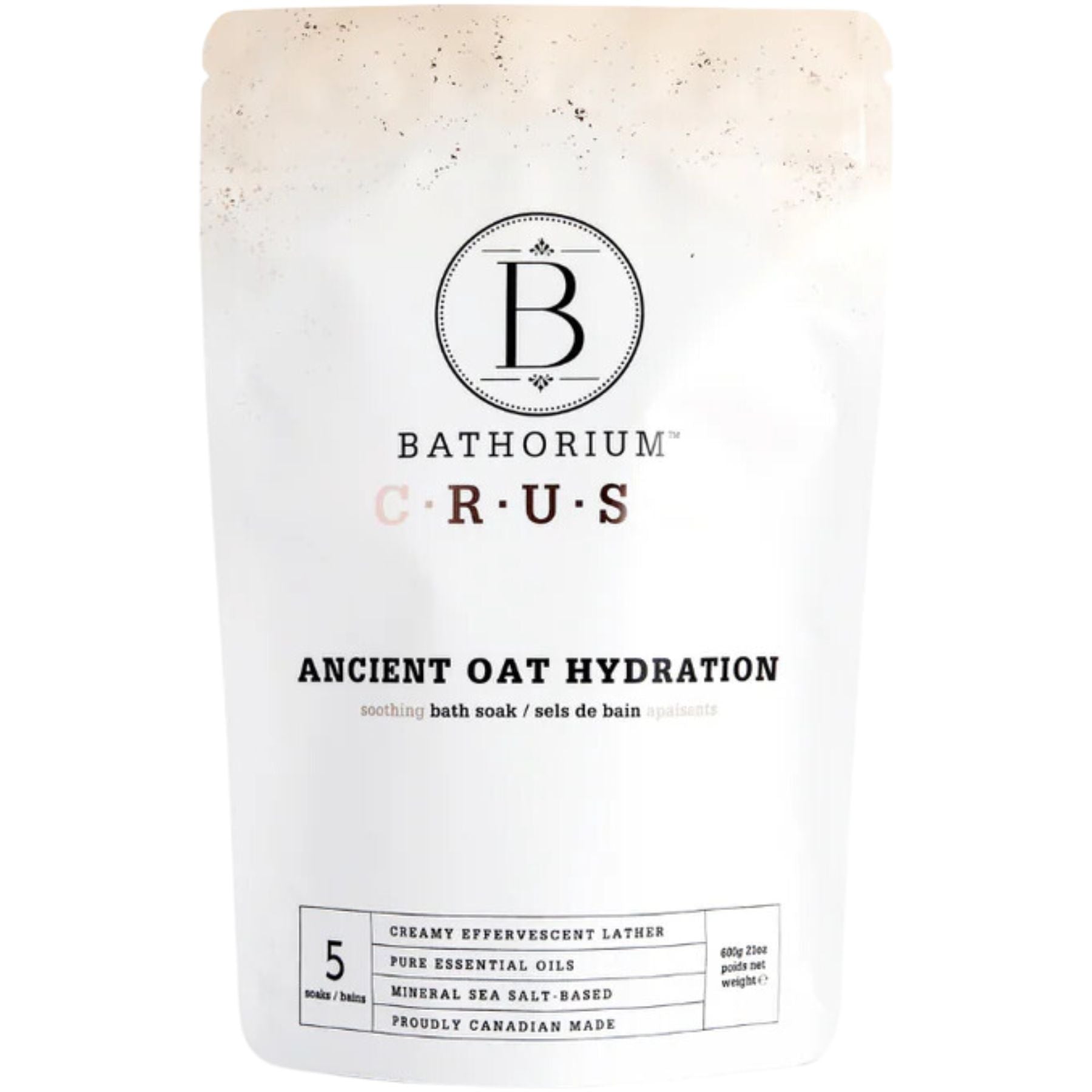 Bathroium Ancient Oat Hydration Crush Bath Soak 600g