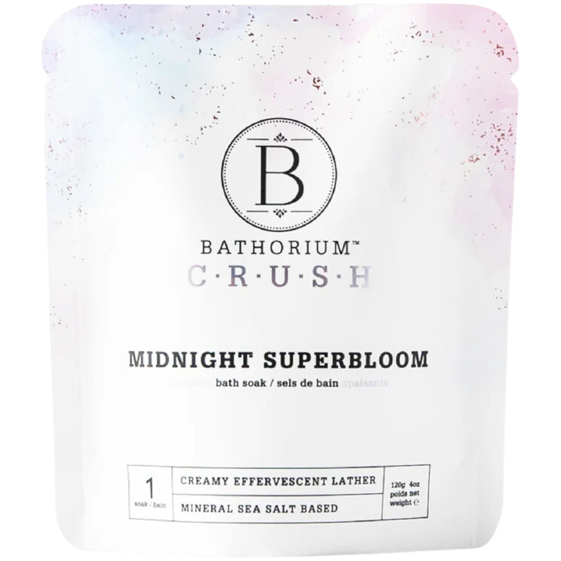 Bathorium Midnight Superbloom Crush Bath Soak 120g