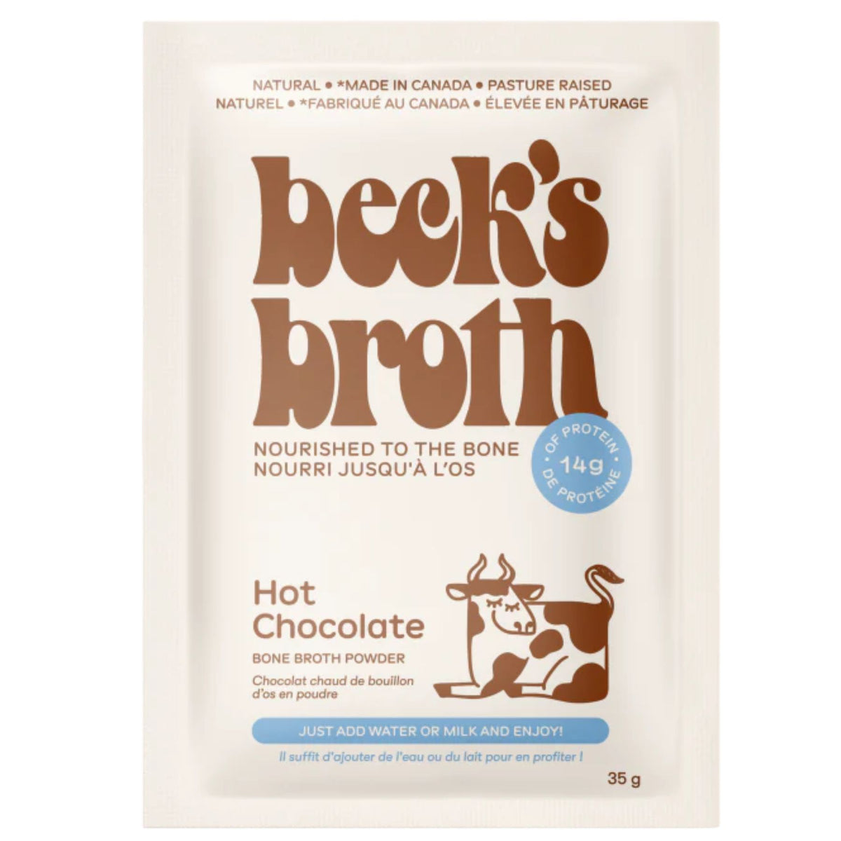 Beck Broth Beck's Broth Hot Chocolate 1pk (single sachet) - Fiddleheads Health and ...