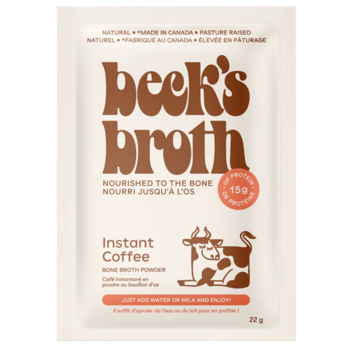 Beck's Broth Instant Coffee 1pk (single sachet)