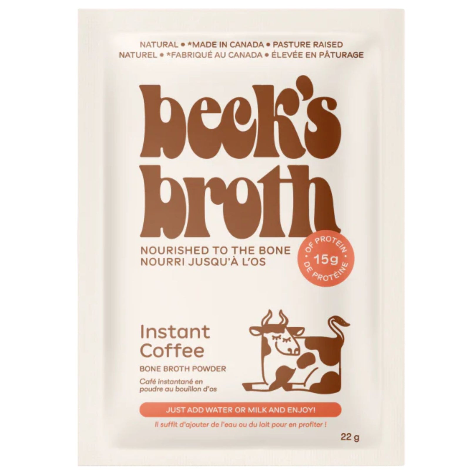 Beck's Broth Instant Coffee 1pk (single sachet)