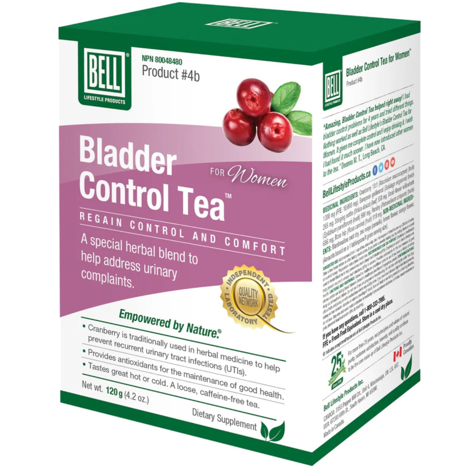 Bell Bladder Control Tea for Women 120g