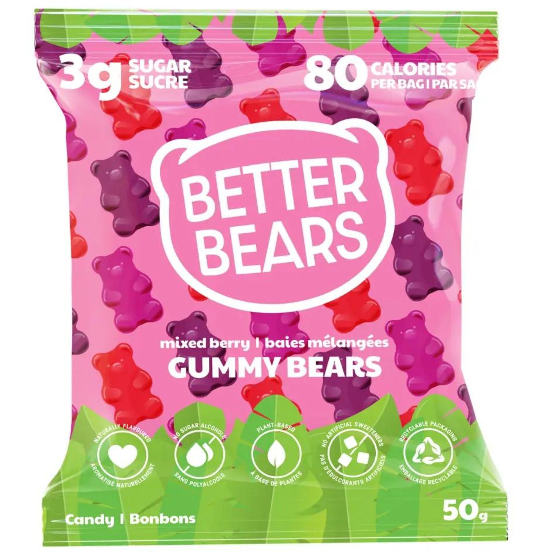 Better Bears Mixed Berry Gummy Bears 50g