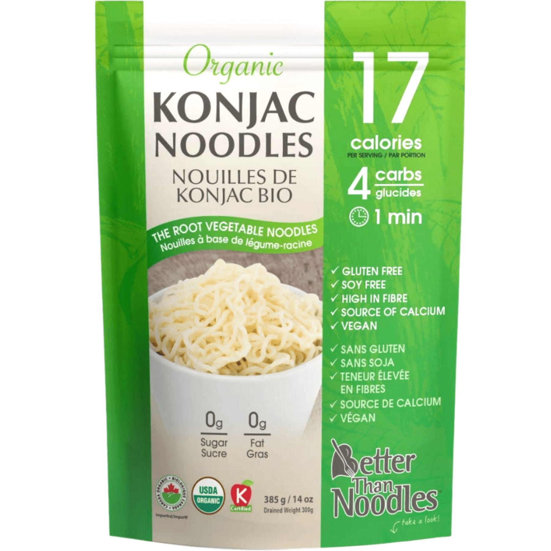 Better Than Pasta Organic Konjac Noodles 385g