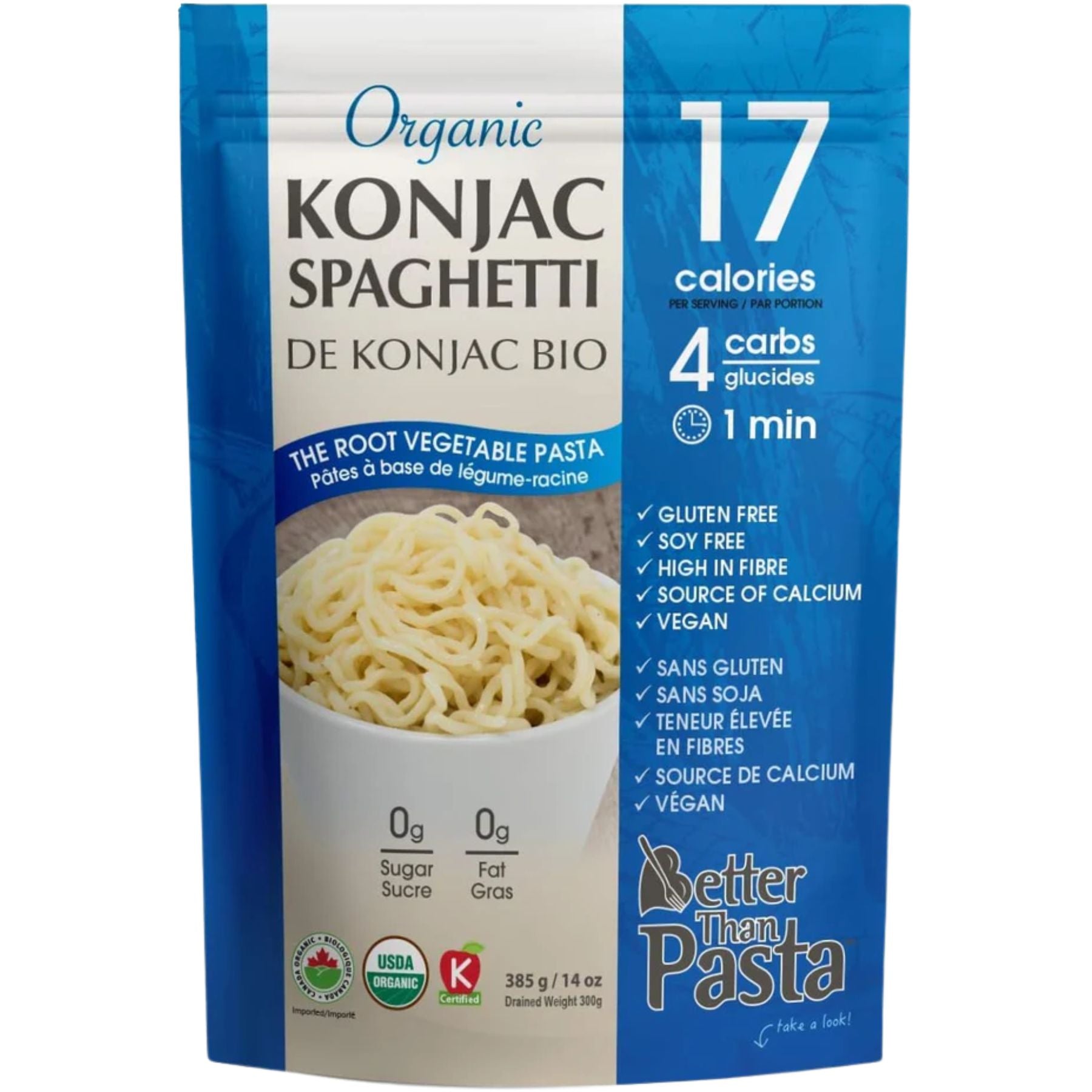 Better Than Pasta Organic Konjac Spaghetti 385g