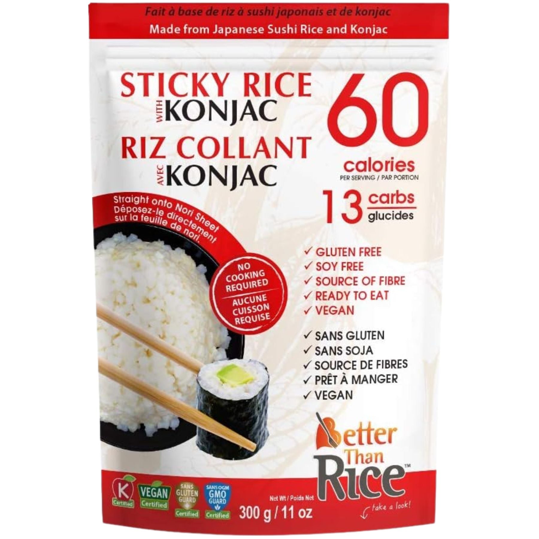 Better Than Rice Sticky Rice with Konjac 300g