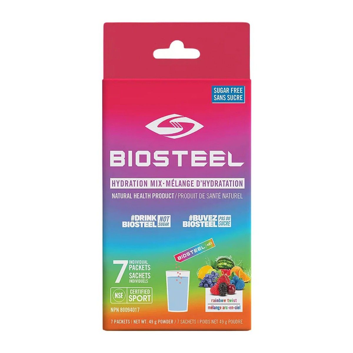 BioSteel Hydration Mix Rainbow Twist, 7 Pack