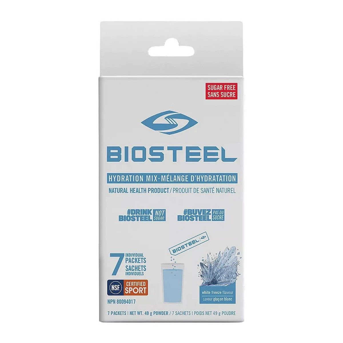 BioSteel Hydration Mix White Freeze, 7 Pack