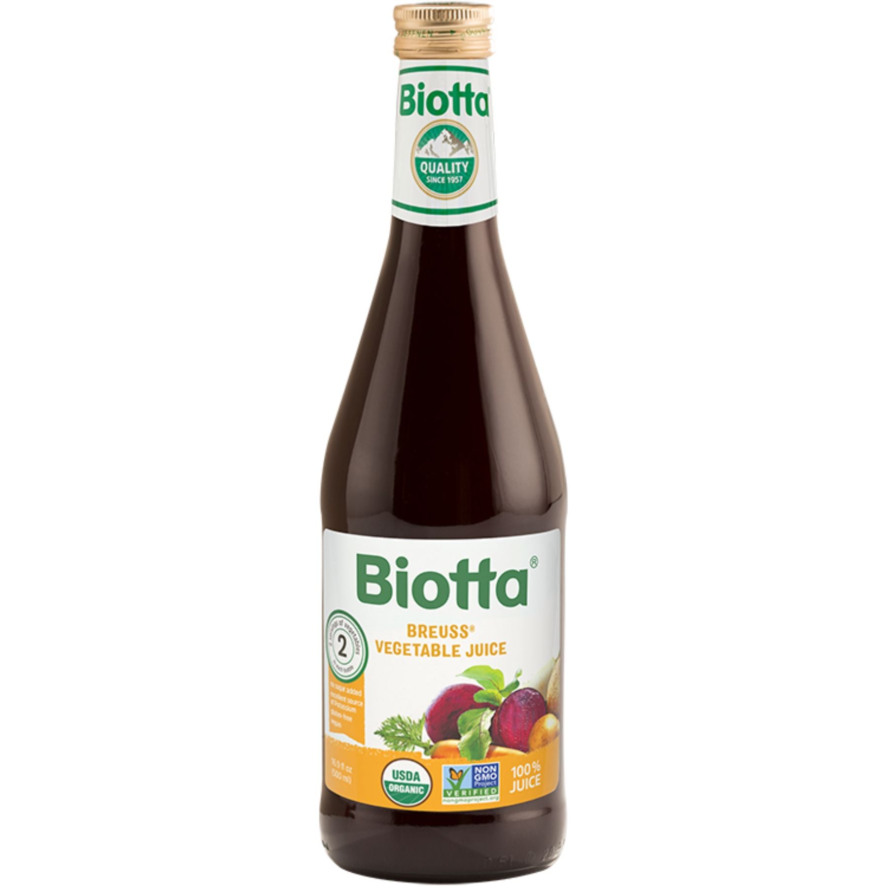 Biotta Organic Breuss Vegetable Juice 500ml