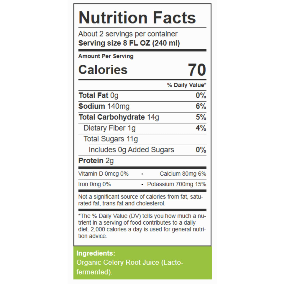 Biotta Organic Celery Root Juice 500ml